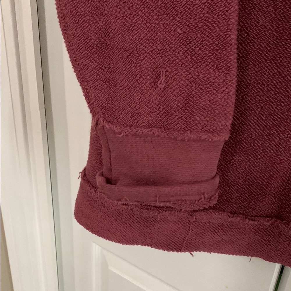 Free People Burgundy Sweatshirt - Picture 8 of 8